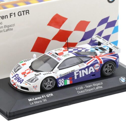 1:43 Minichamps McLaren F1 GTR Le Mans 1996 F/GB Team Bigazzi Duez/Soper/Laffite #38
