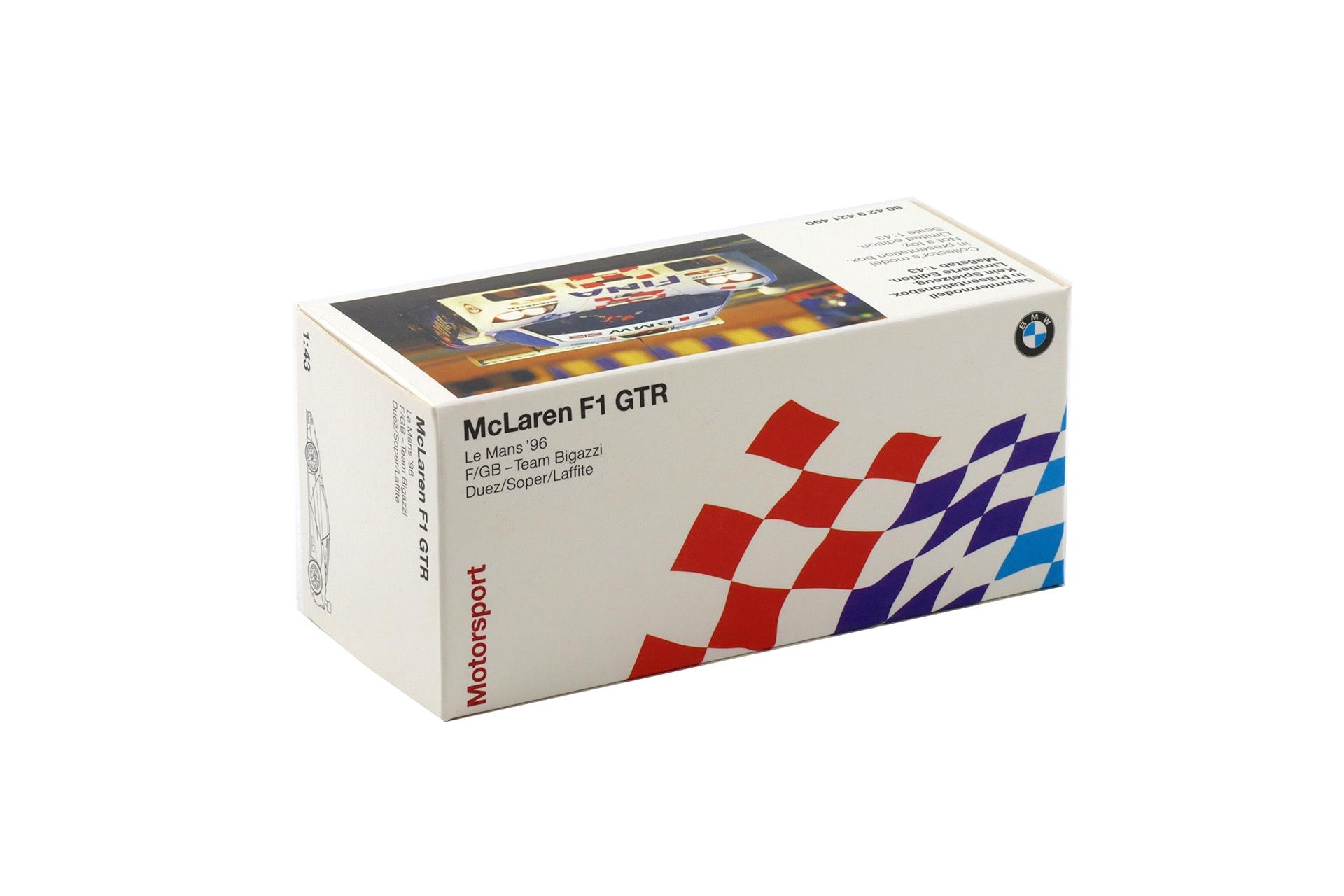 1:43 Minichamps McLaren F1 GTR Le Mans 1996 F/GB Team Bigazzi Duez/Soper/Laffite #38