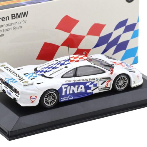 1:43 Minichamps BMW McLaren F1 FIA GT 1997 BMW Motorsport Team Letho/Soper #8