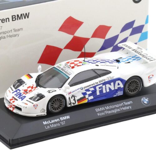 1:43 Minichamps BMW McLaren F1 Le Mans 1997 BMW Motorsport Team Kox/Ravaglia/Helary #43
