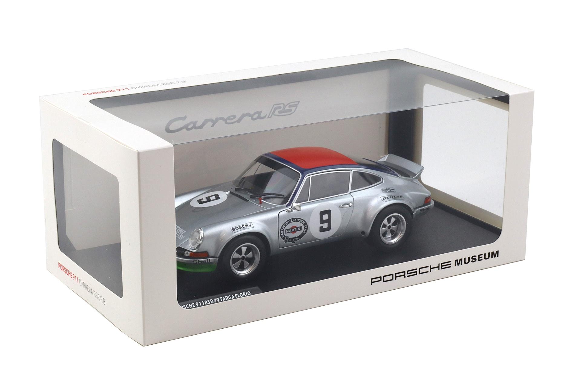 1:18 Solido Porsche 911 Carrera RSR 2.8 Targa Florio #9 Martini MAP Porsche Museum