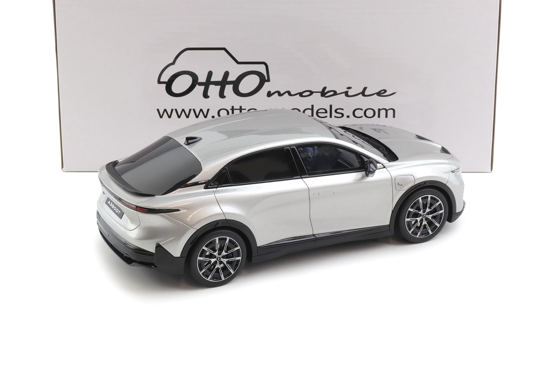 1:18 OTTO mobile OT1318 Alpine A390 GT Argent Mercure 2025