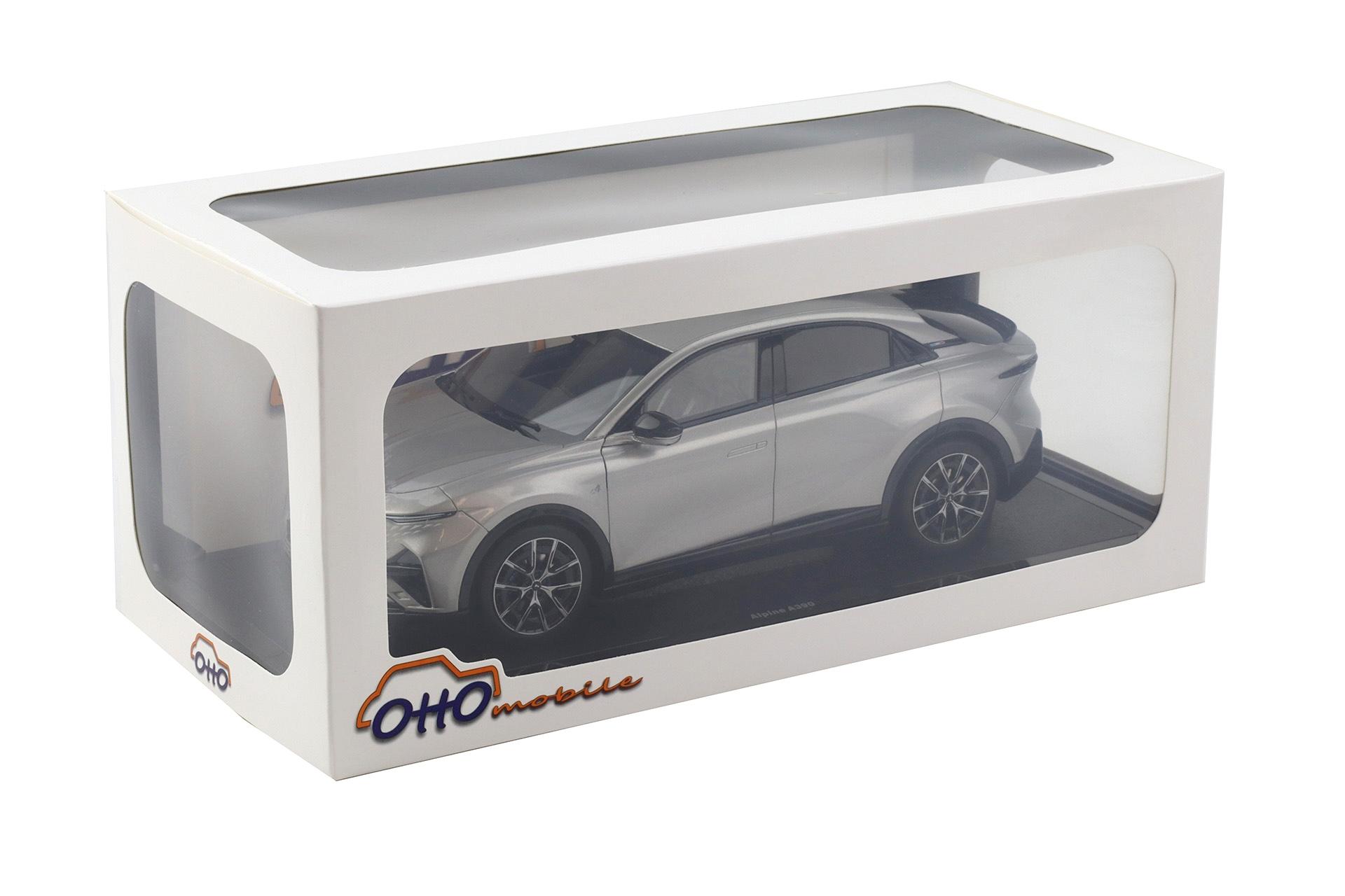 1:18 OTTO mobile OT1318 Alpine A390 GT Argent Mercure 2025