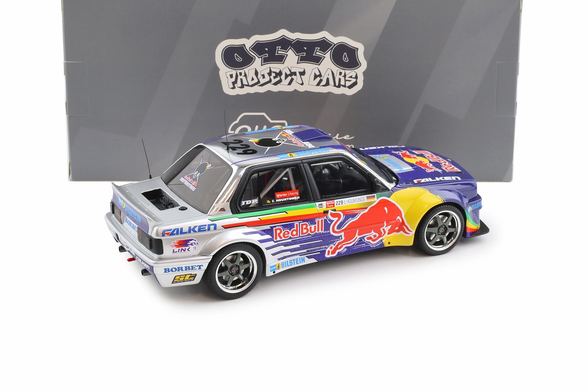 1:18 OTTO mobile OT486 BMW E30 V8 Drift Car Red Bull blue 2023