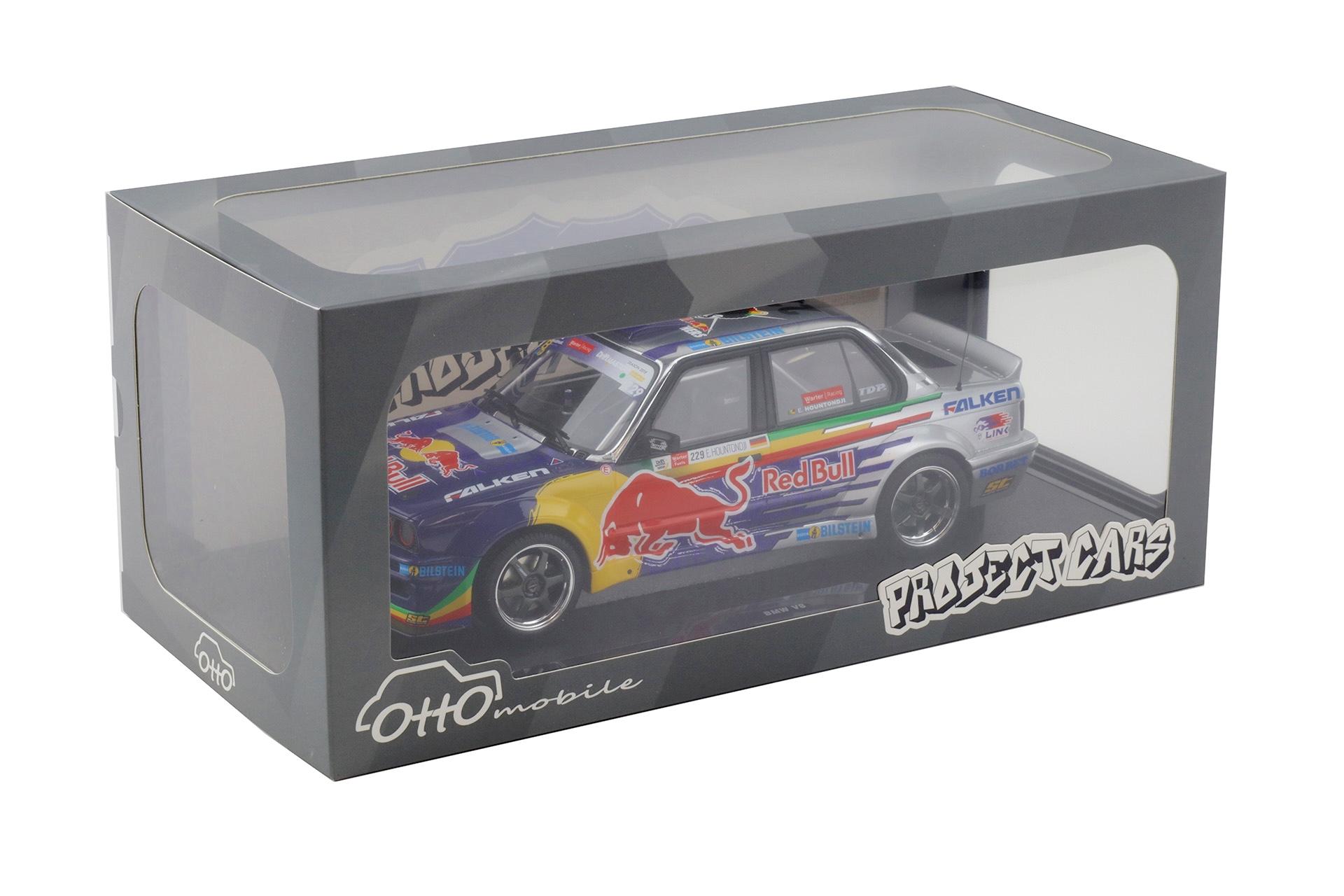 1:18 OTTO mobile OT486 BMW E30 V8 Drift Car Red Bull blue 2023