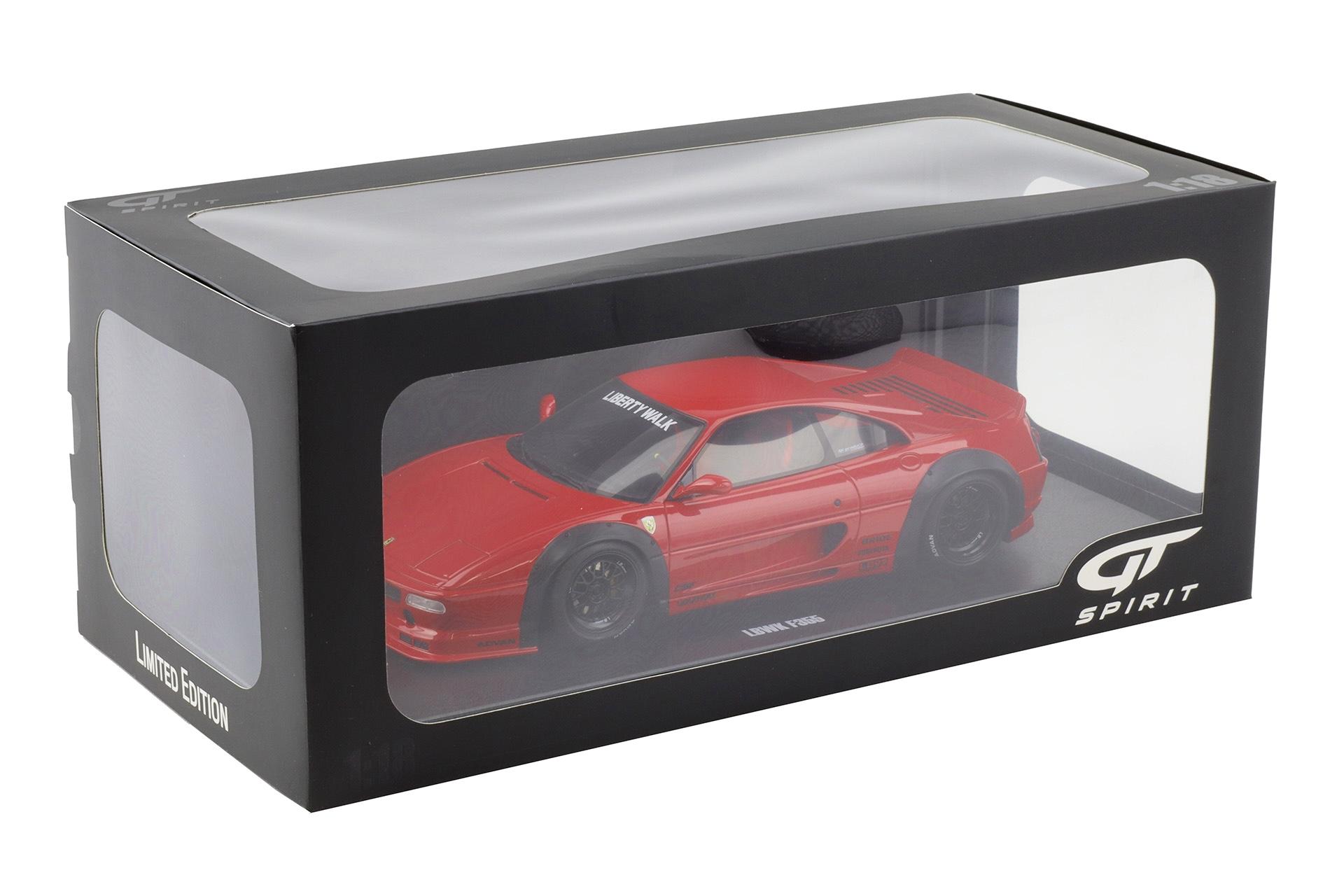 1:18 GT Spirit GT468 Ferrari F355 LB WORKS Liberty Walk 2023 Rosso Corsa red