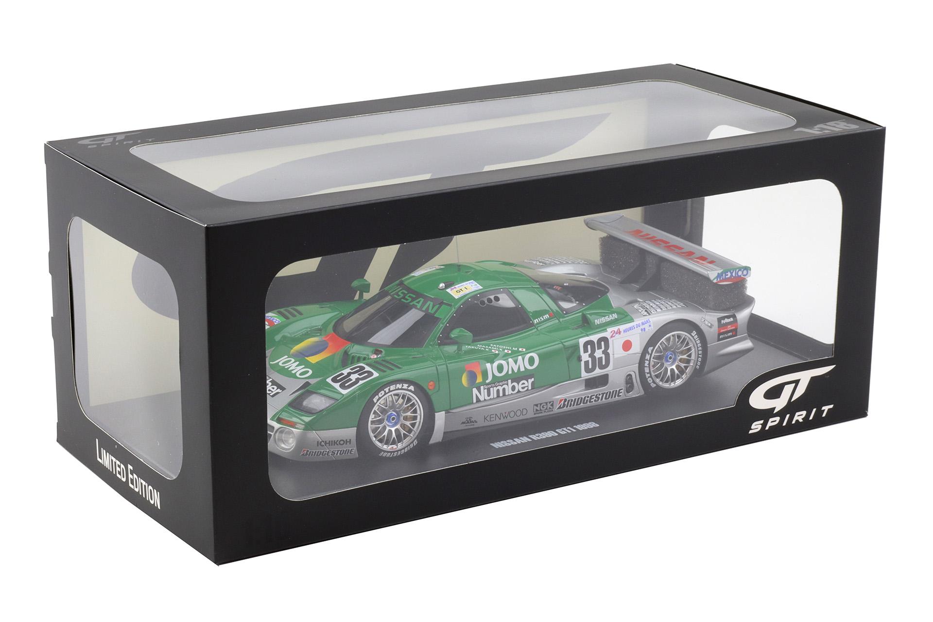 1:18 GT Spirit GT1003 Nissan R390 GT1 Le Mans 1998 #33 green