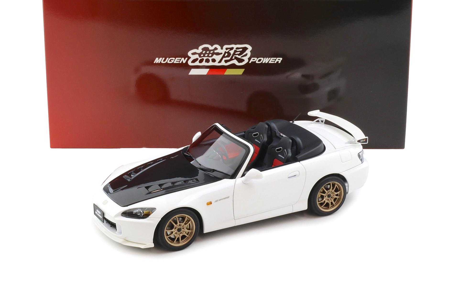 1:18 Motorhelix Honda S2000 (AP2) MUGEN Platinum white pearl M85123