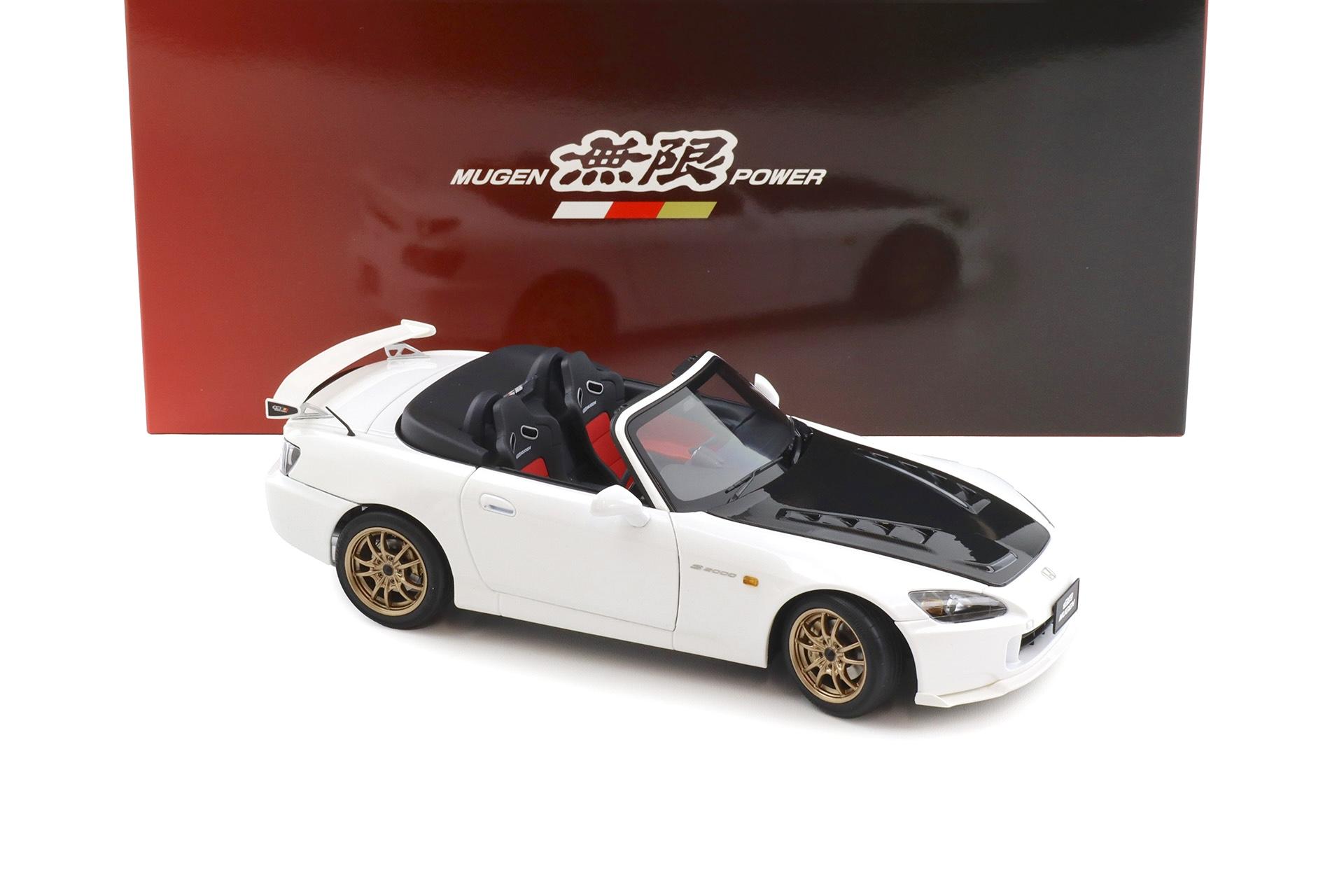 1:18 Motorhelix Honda S2000 (AP2) MUGEN Platinum white pearl M85123