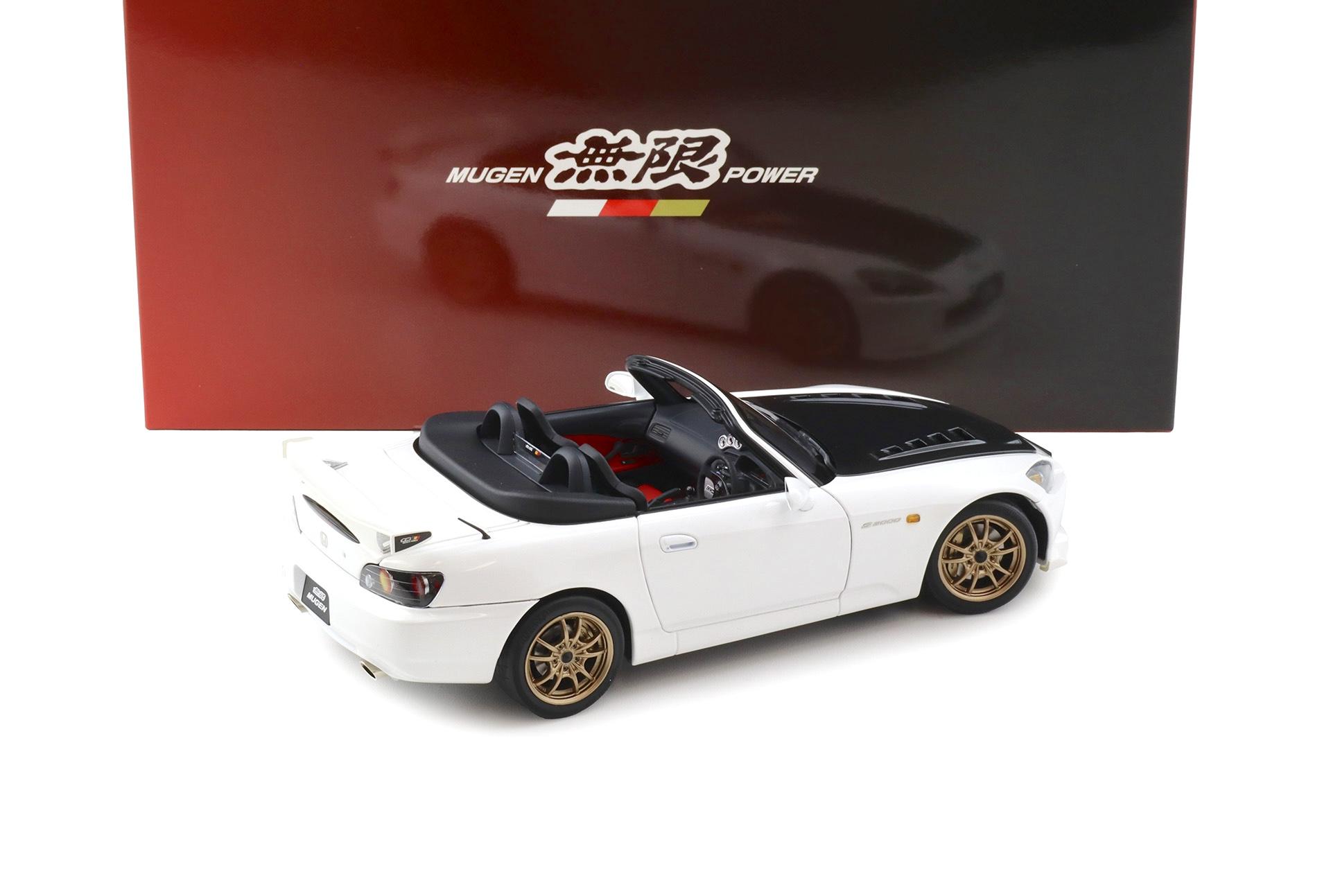 1:18 Motorhelix Honda S2000 (AP2) MUGEN Platinum white pearl M85123