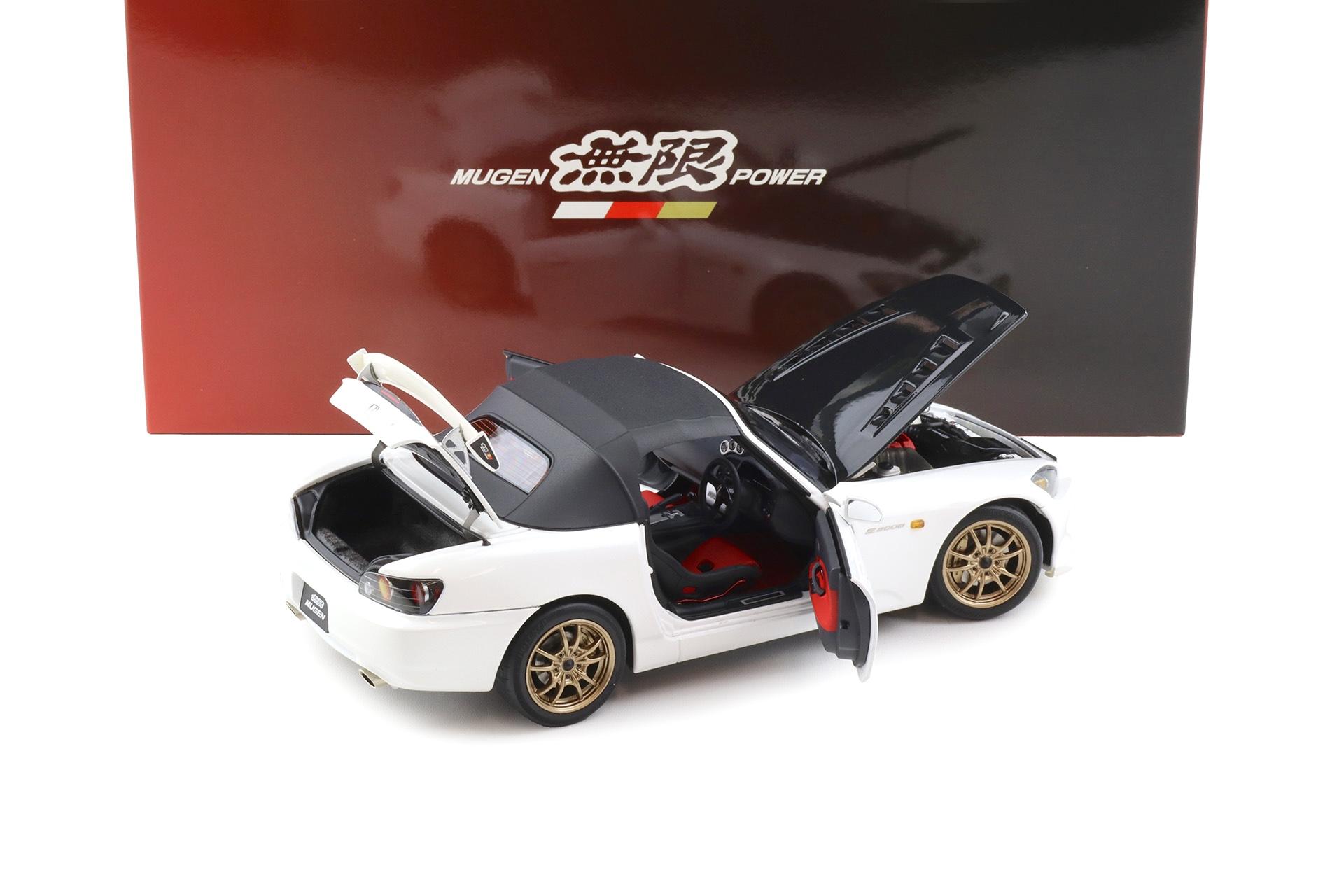 1:18 Motorhelix Honda S2000 (AP2) MUGEN Platinum white pearl M85123