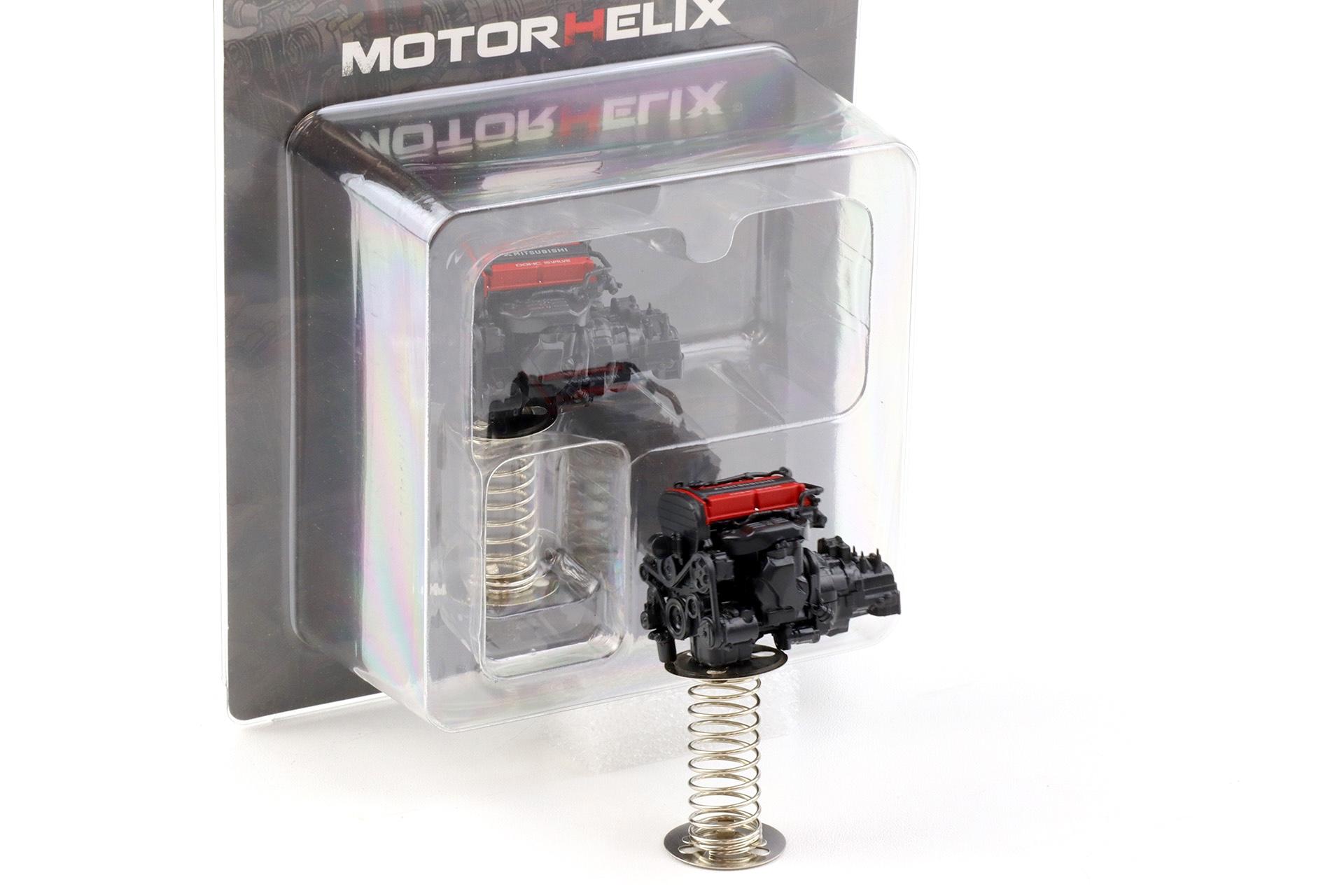 1:18 Motorhelix Zubehör Mitsubishi Lancer 4G63T Shaking Engine Model Motor M92017