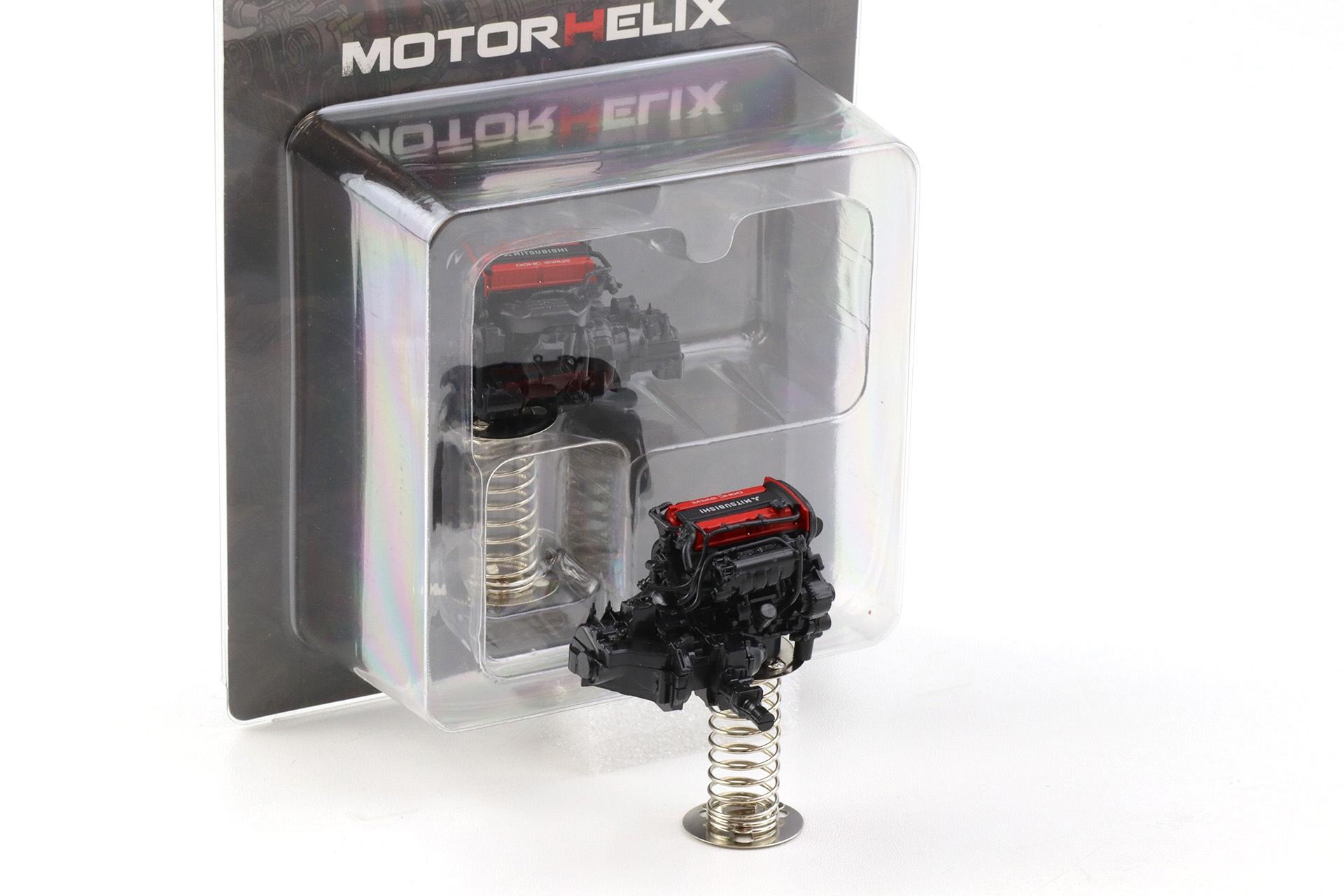 1:18 Motorhelix Zubehör Mitsubishi Lancer 4G63T Shaking Engine Model Motor M92017