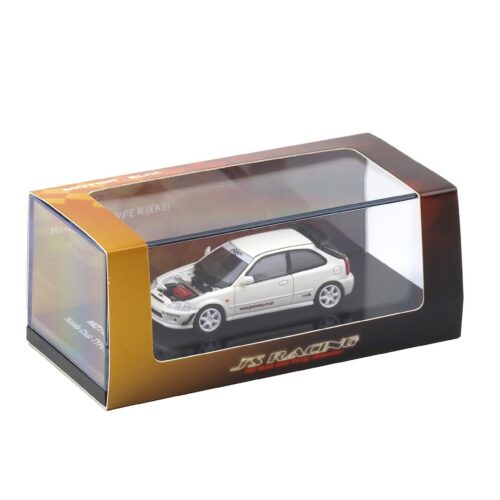 1:64 Motorhelix Honda Civic Type R EK9 J´s Racing Livery white M65029
