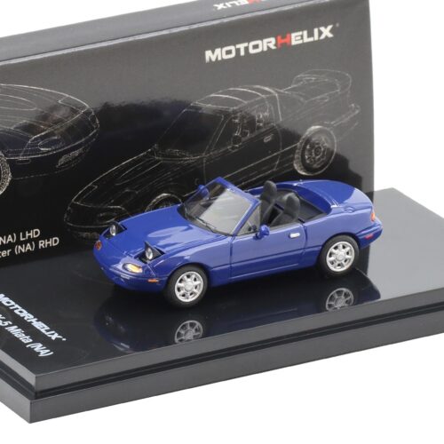 1:64 Motorhelix Mazda MX-5 Miata Roadster (NA) LHD Laguna blue M60202L