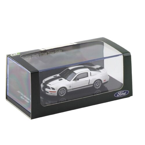 1:64 Greenlight X Motorhelix 2007 Ford Mustang Shelby GT500 Super Snake Performance white