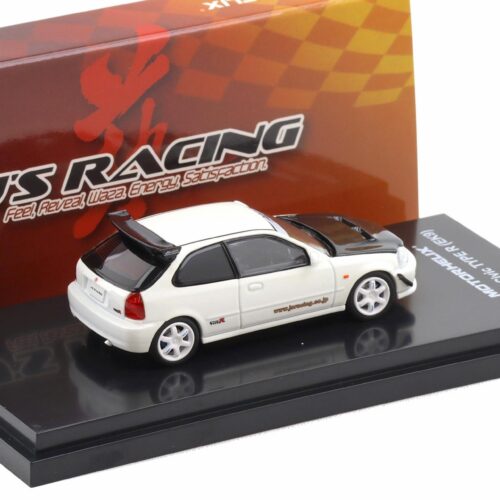 1:64 Motorhelix Honda Civic Type R EK9 J´s Racing Livery white M65029