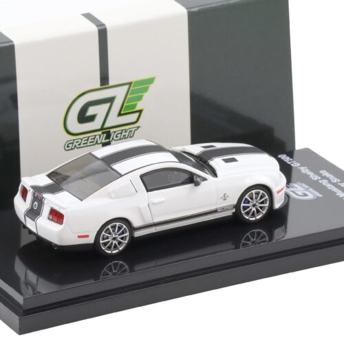 1:64 Greenlight X Motorhelix 2007 Ford Mustang Shelby GT500 Super Snake Performance white