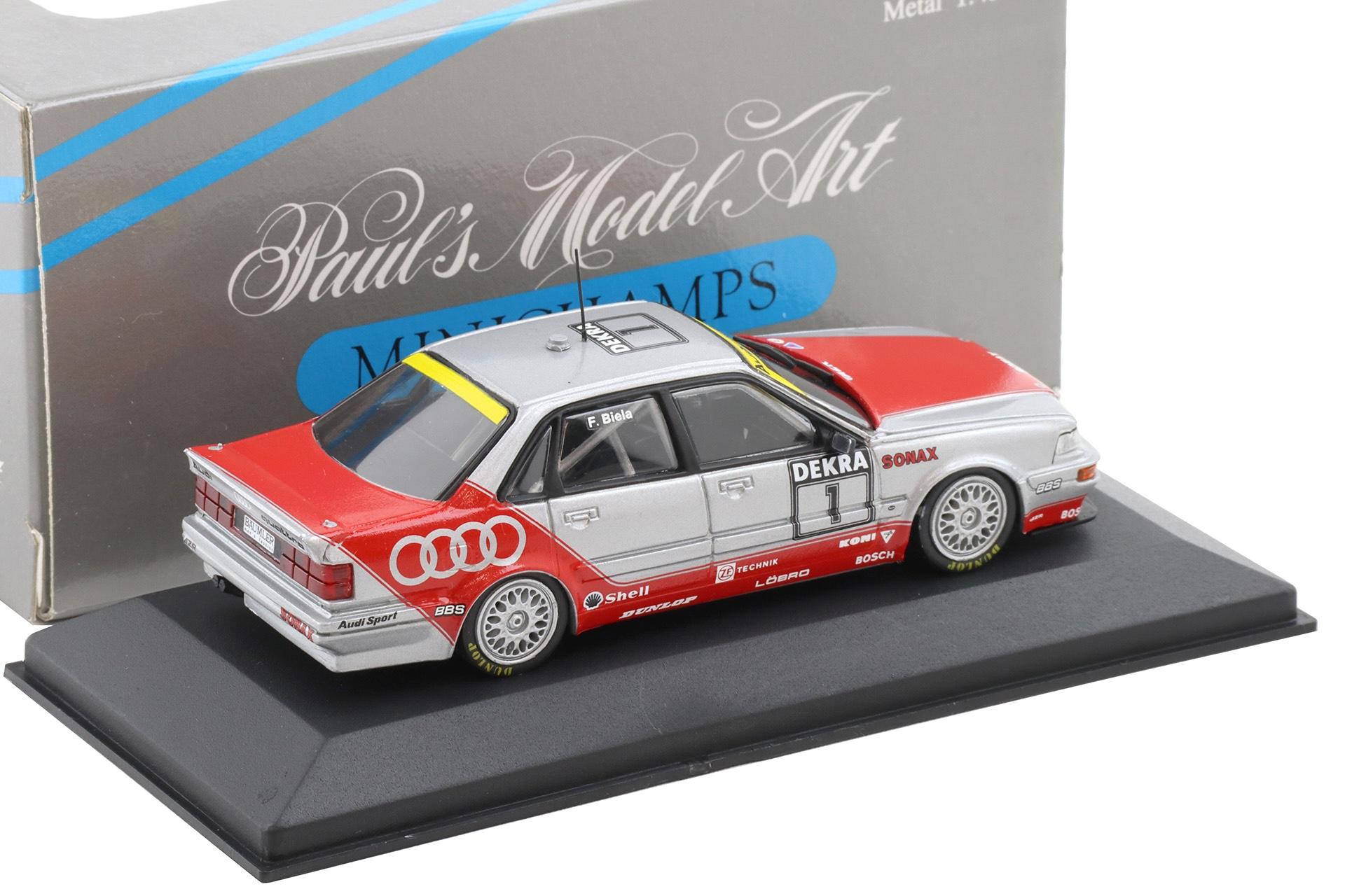 1:43 Minichamps Audi V8 Evo DTM 1992 F.Biela #1 Team AZR
