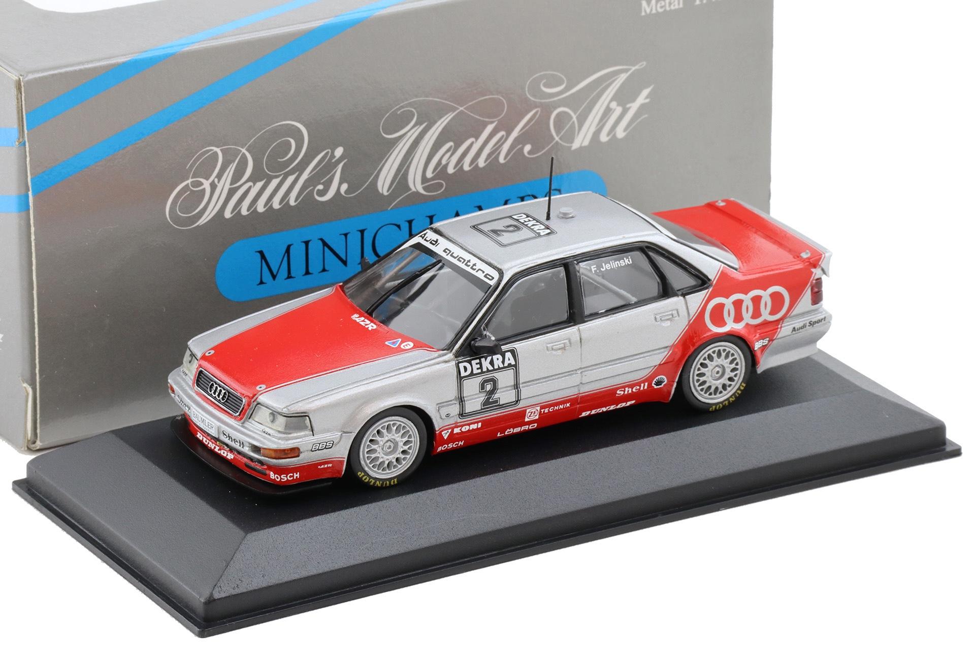 1:43 Minichamps Audi V8 Evo DTM 1992 F.Jelinski #2 Team AZR