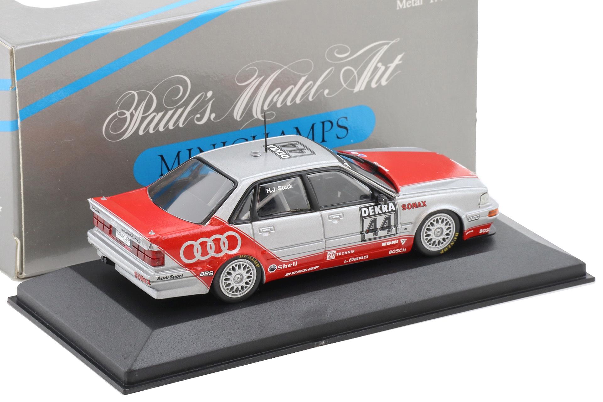 1:43 Minichamps Audi V8 Evo DTM 1992 H.J.Stuck #44 Team SMS