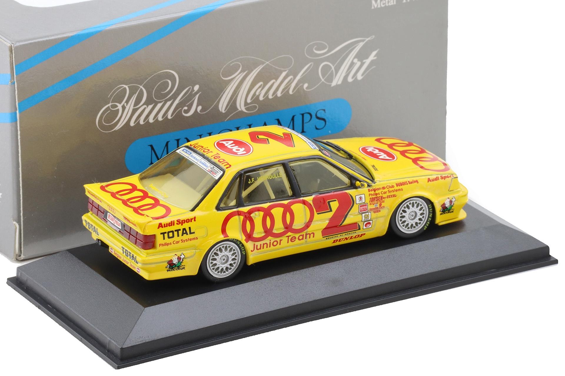 1:43 Minichamps Audi V8 Quattro Evo Belgian Procar 1993 Hemroulle #2