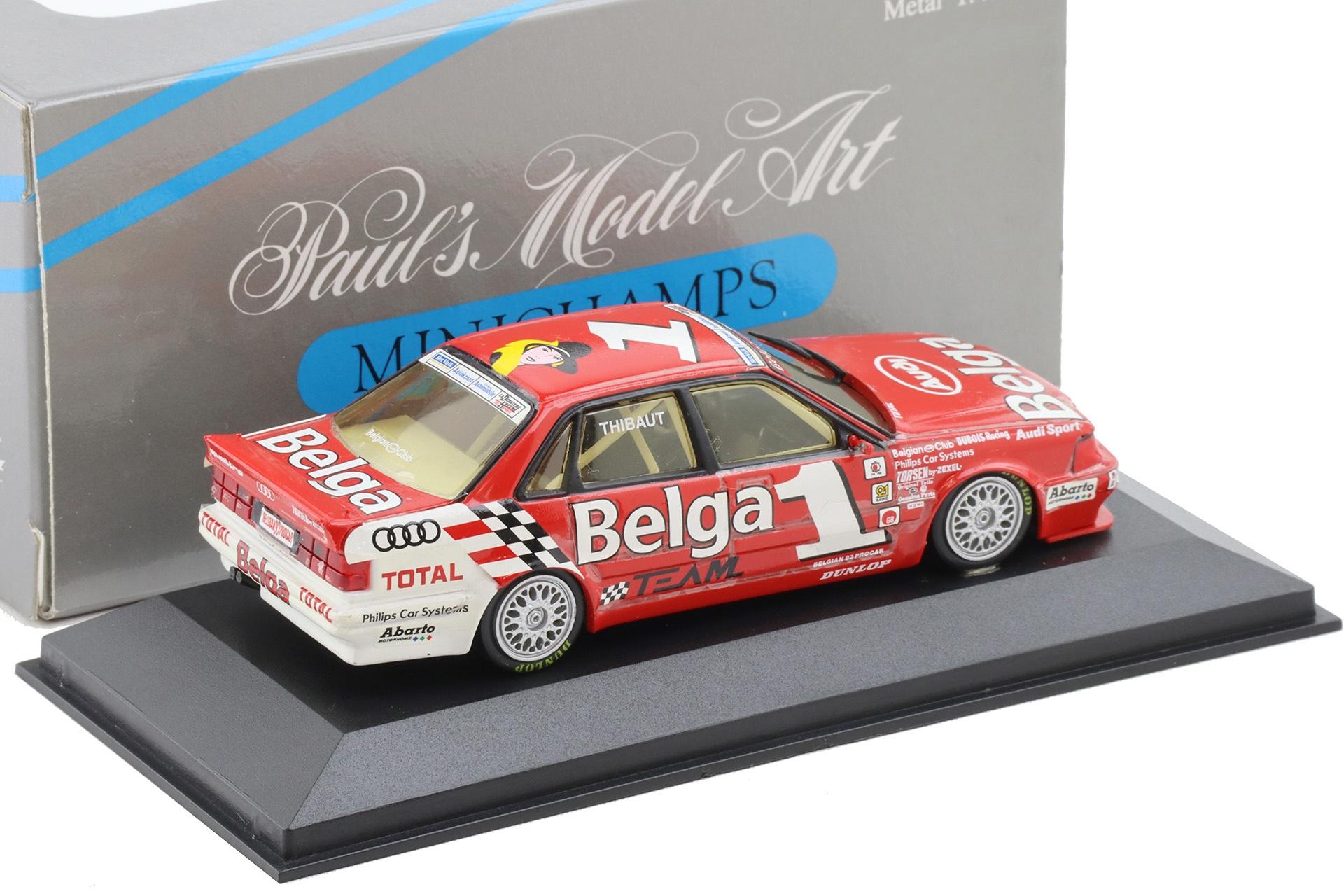 1:43 Minichamps Audi V8 Quattro Evo Belgian Procar 1993 Thibault #1