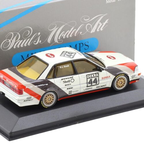 1:43 Minichamps Audi V8 Quattro DTM 1990 H.J.Stuck Team SMS #44