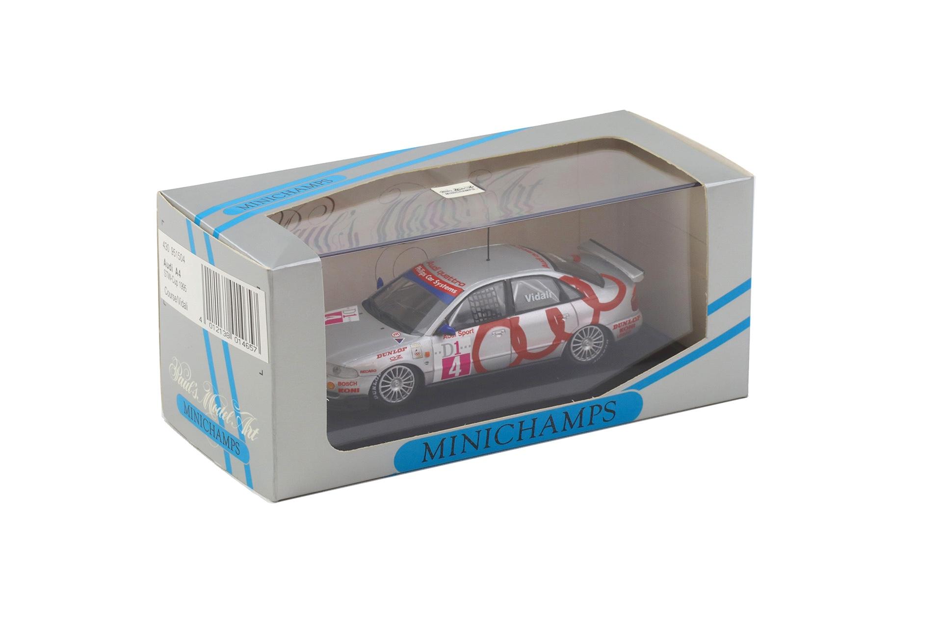 1:43 Minichamps Audi A4 STW-Cup 1995 Course/ Vidali #4