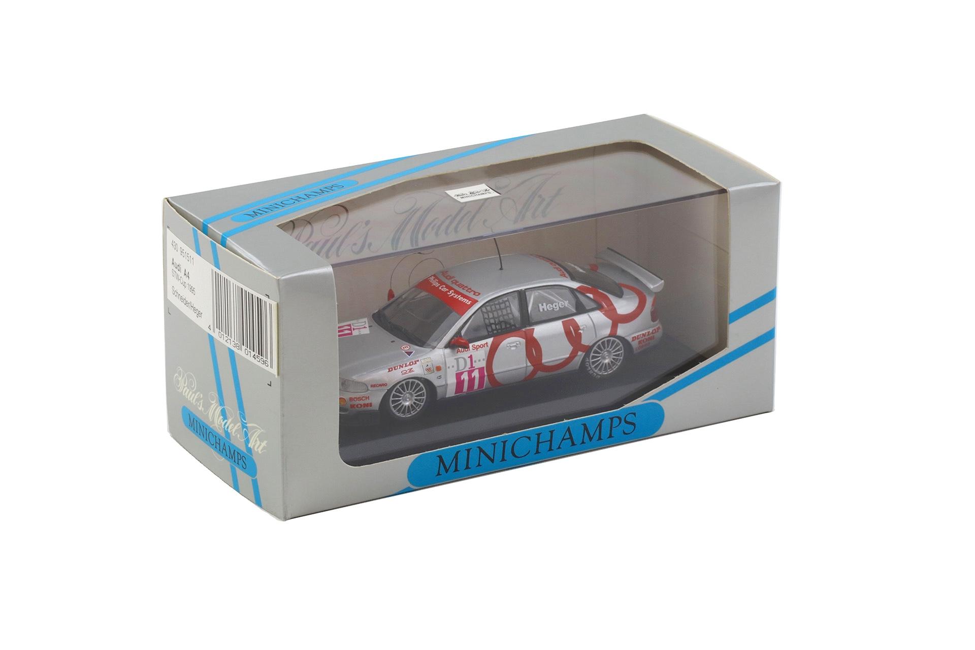 1:43 Minichamps Audi A4 STW-Cup 1995 Schneider/ Heger #11