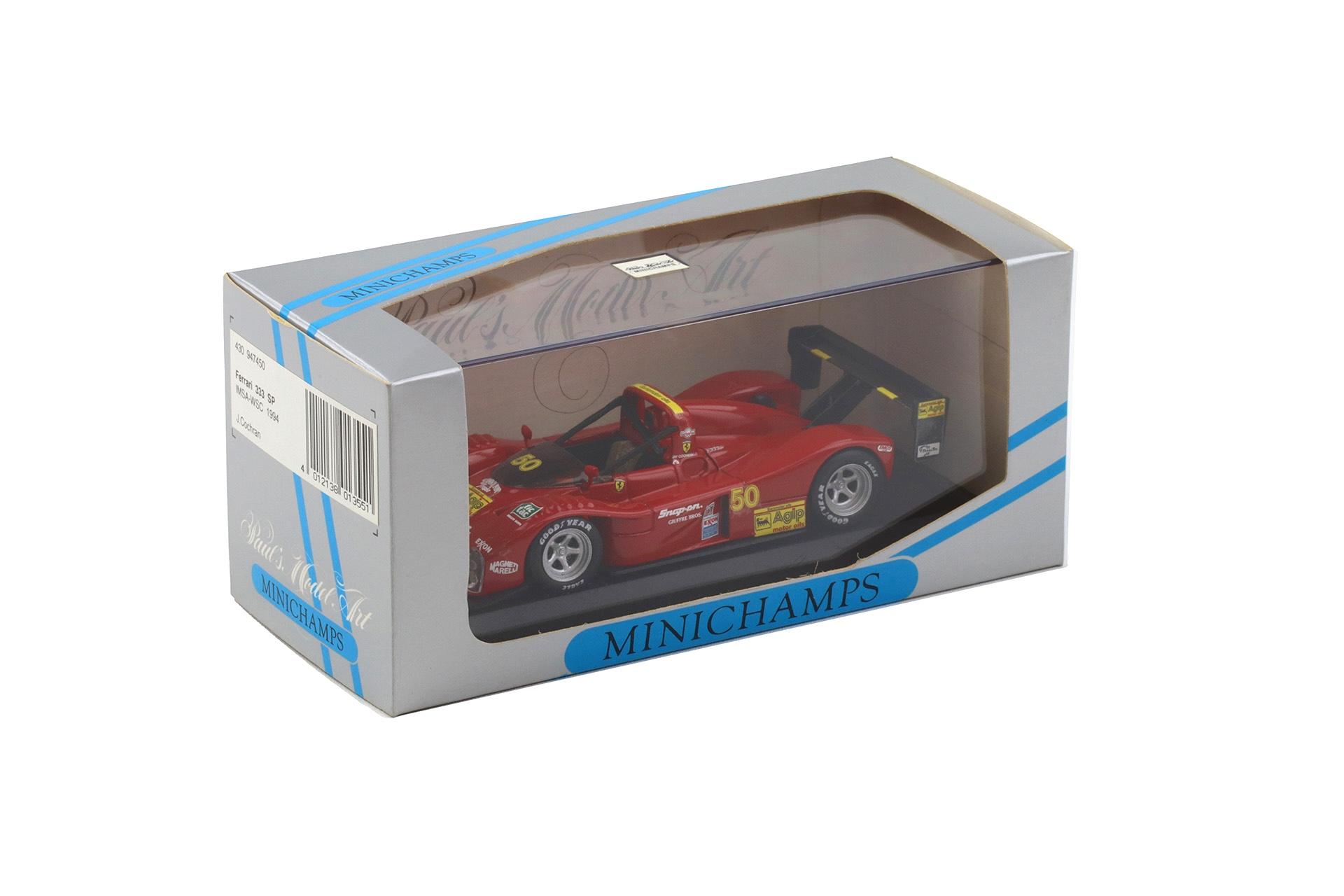 1:43 Minichamps Ferrari 333 SP IMSA WSC 1994 J.Cochran #50