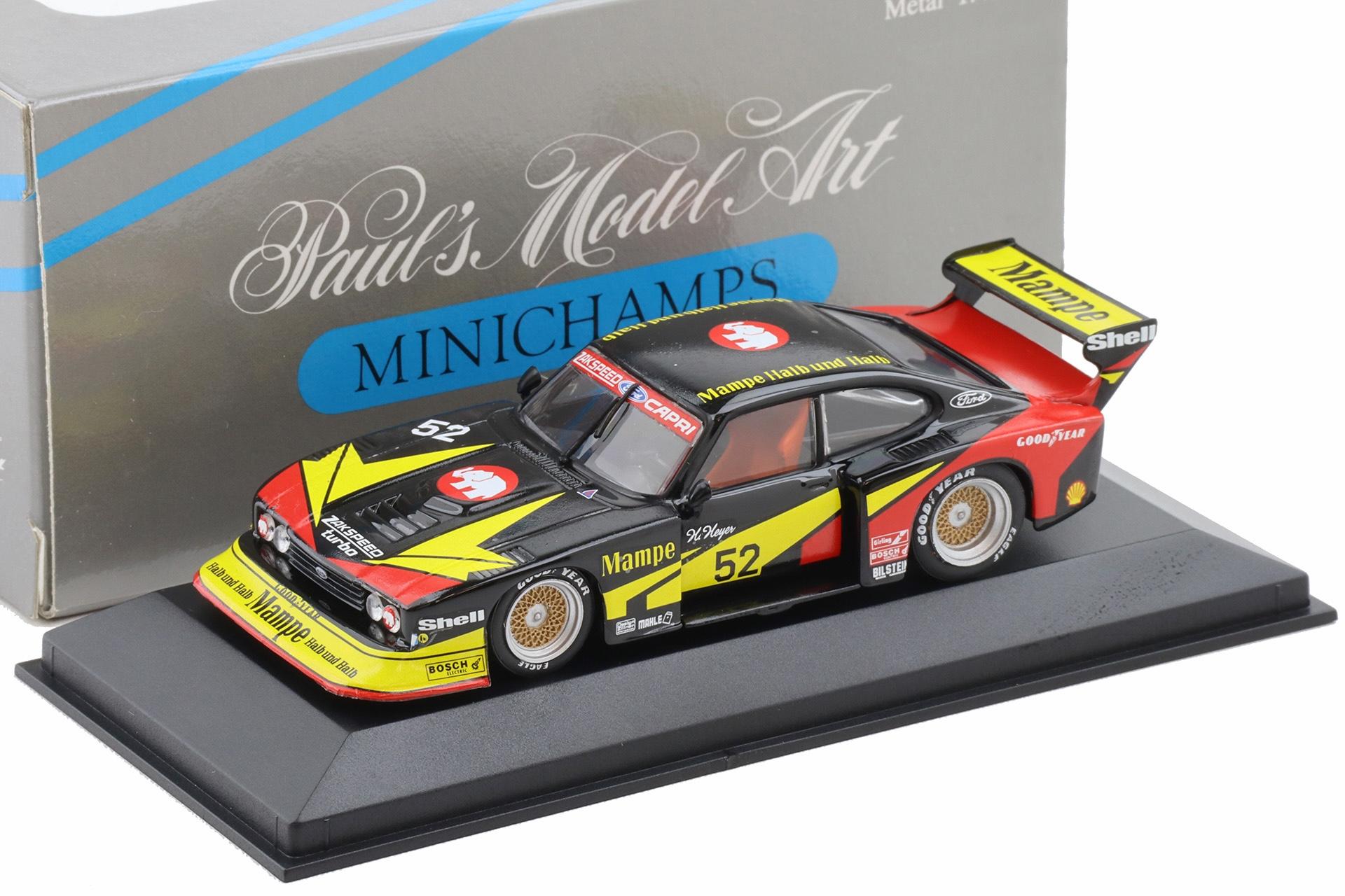 1:43 Minichamps Ford Capri Turbo Gr.5 Mampe 1979 H.Heyer #52