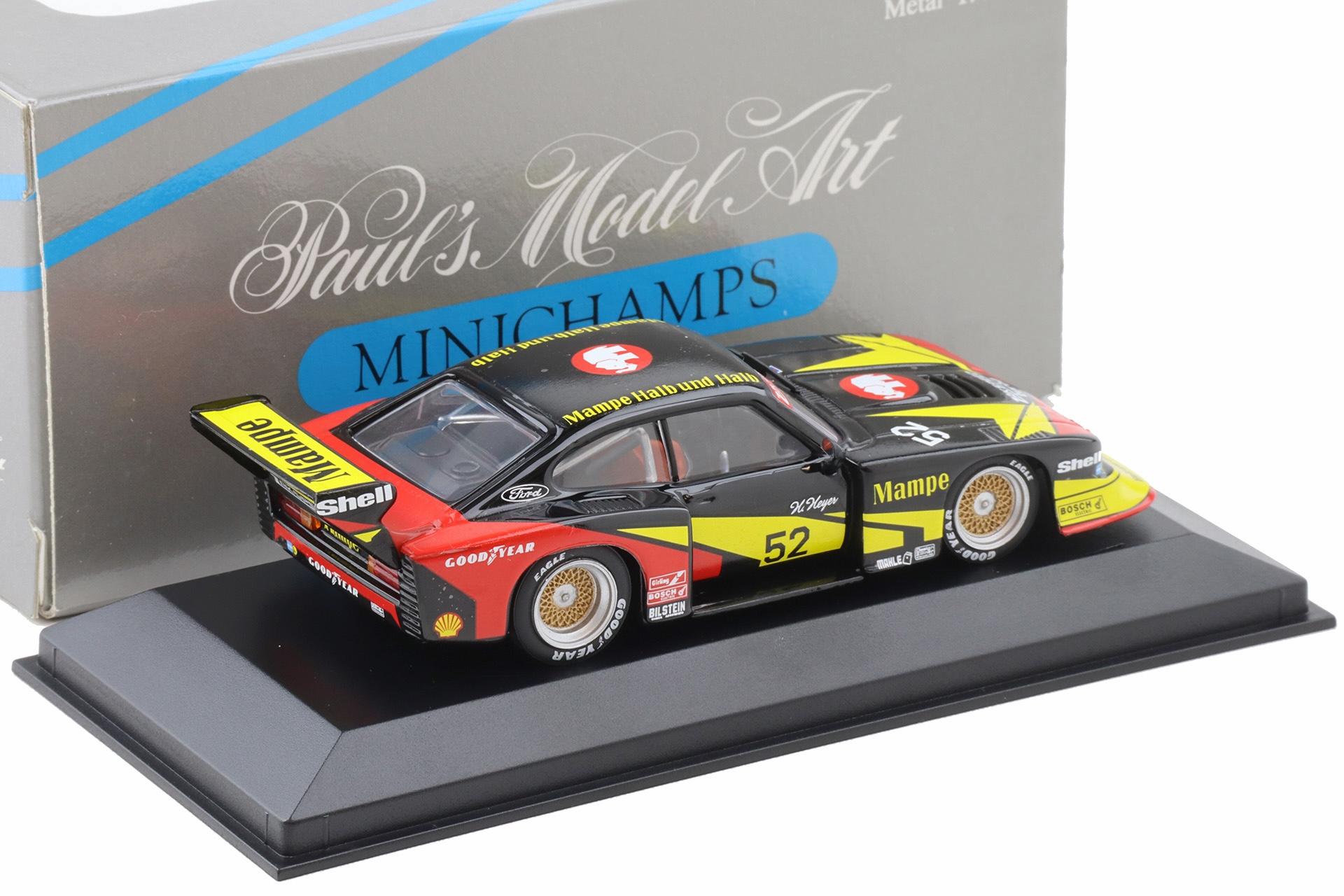 1:43 Minichamps Ford Capri Turbo Gr.5 Mampe 1979 H.Heyer #52