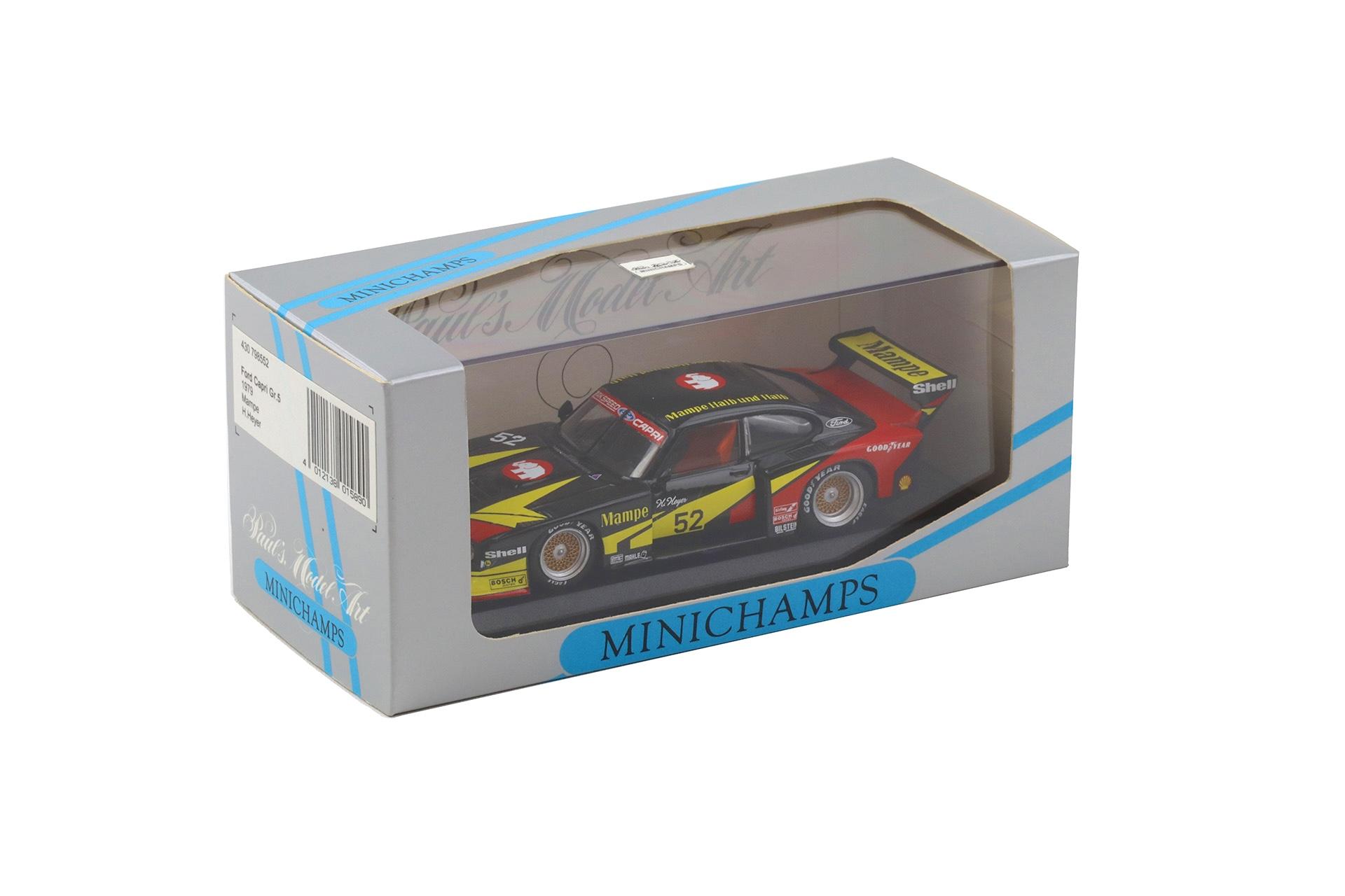 1:43 Minichamps Ford Capri Turbo Gr.5 Mampe 1979 H.Heyer #52