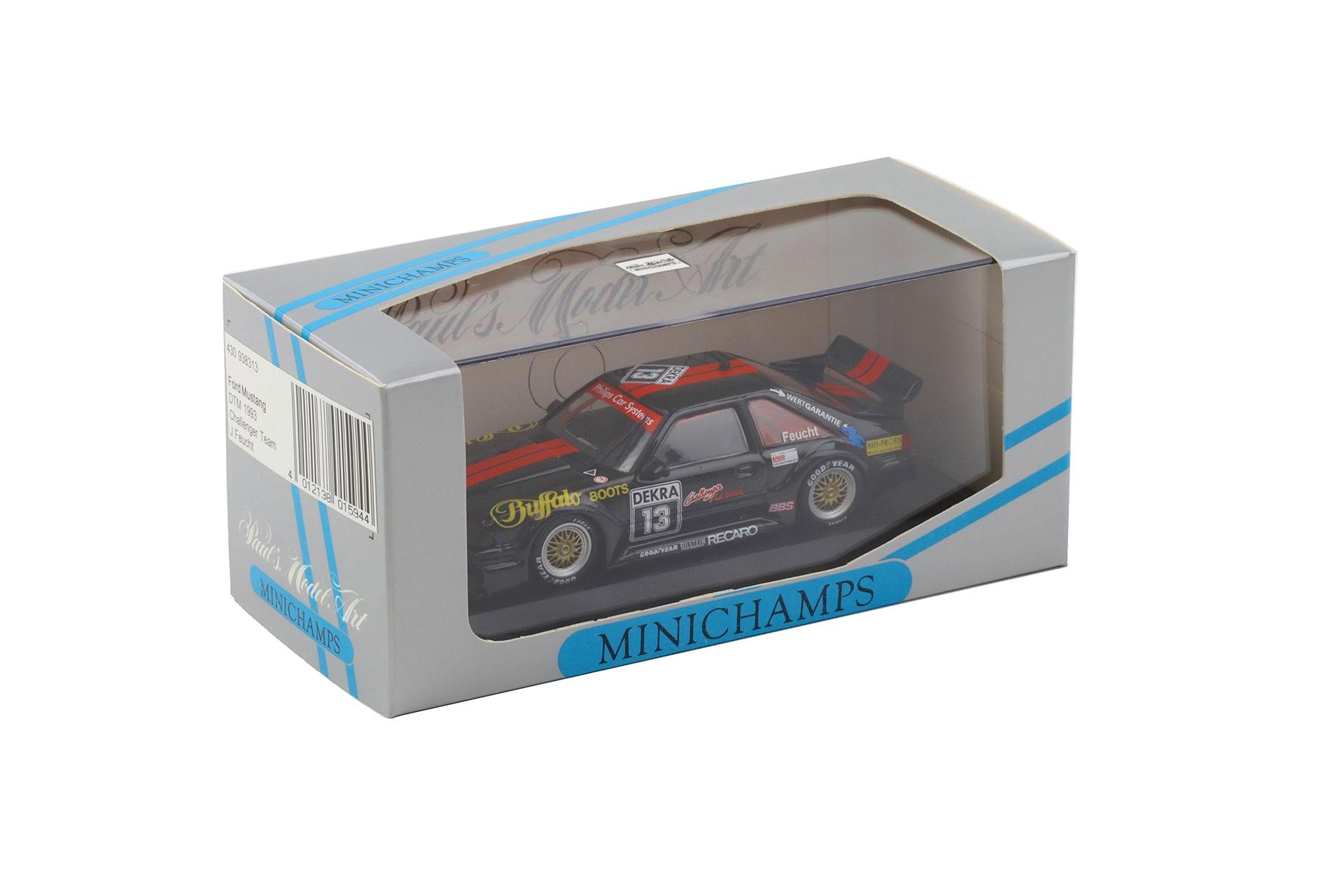 1:43 Minichamps Ford Mustang DTM 1993 Challenger Team J.Feucht #13