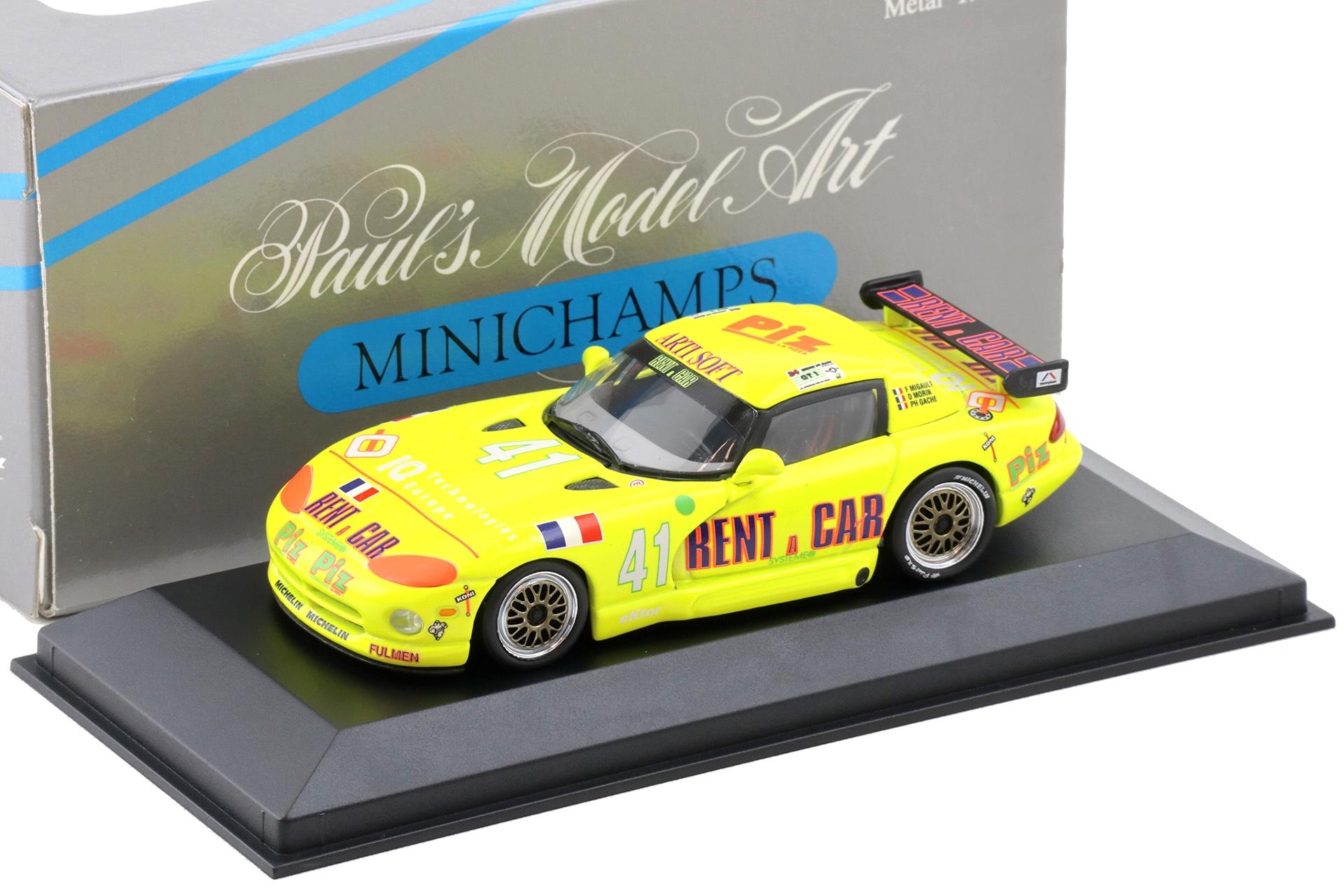 1:43 Minichamps Dodge Viper Hard Top Le Mans 1994 F.Migault #41