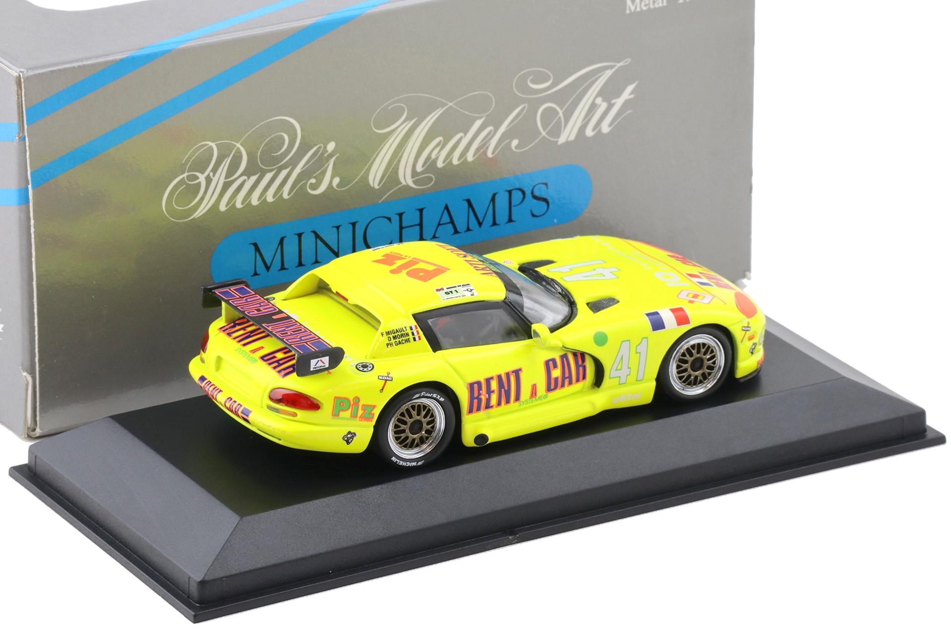 1:43 Minichamps Dodge Viper Hard Top Le Mans 1994 F.Migault #41