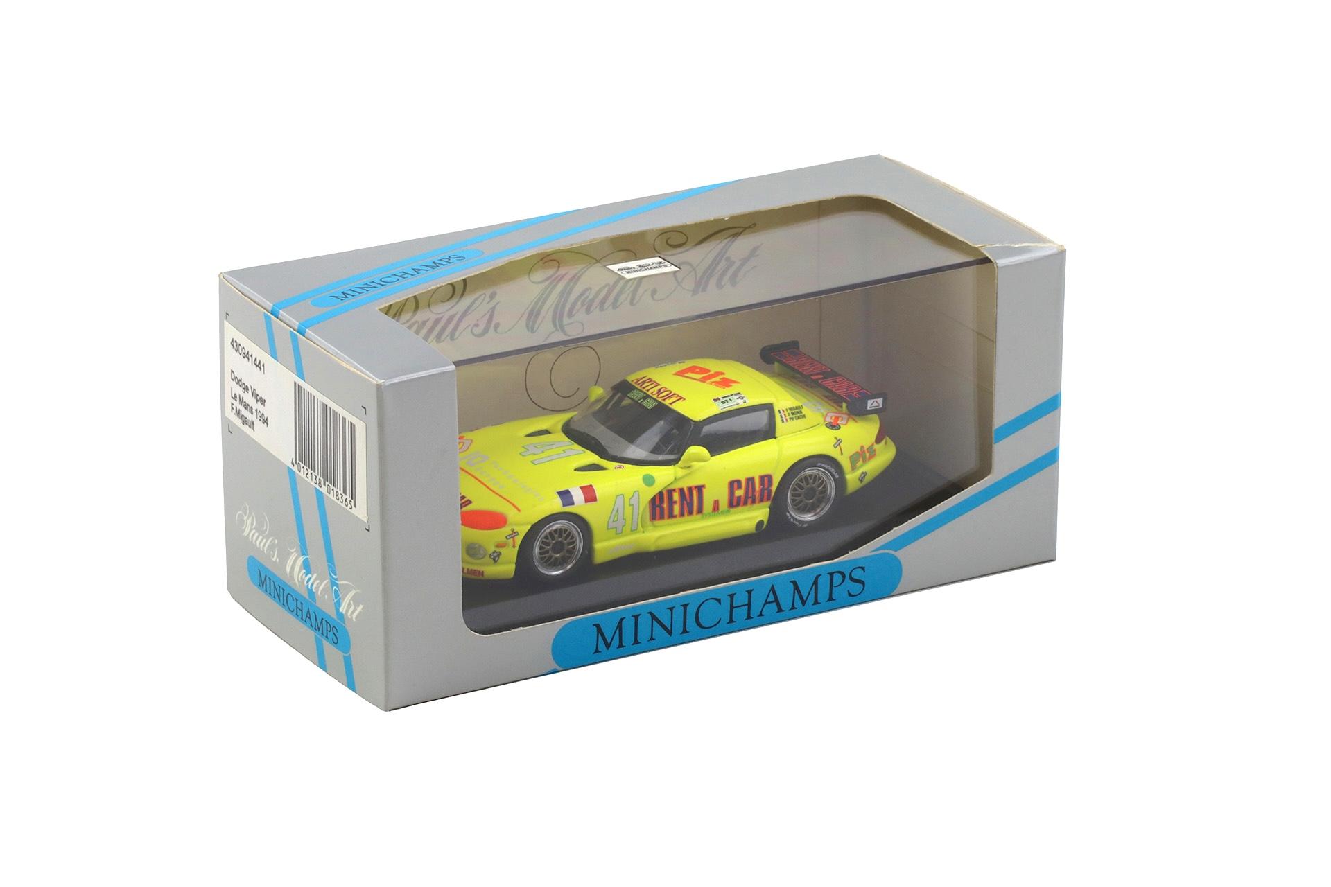 1:43 Minichamps Dodge Viper Hard Top Le Mans 1994 F.Migault #41