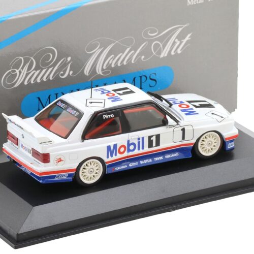 1:43 Minichamps BMW M3 E30 DTM 1. GP Macau 1992 E.Pirro Mobil1