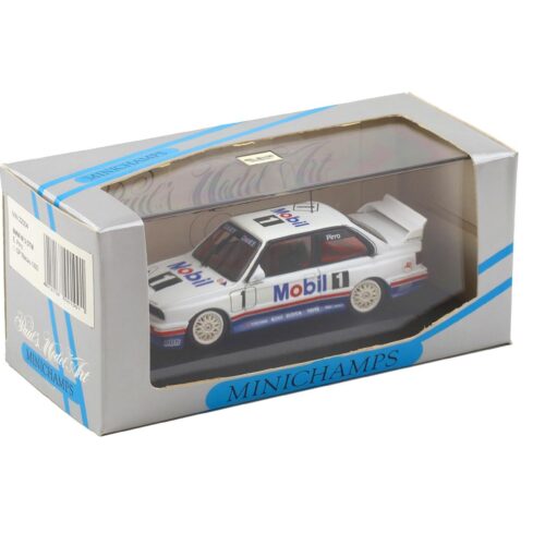 1:43 Minichamps BMW M3 E30 DTM 1. GP Macau 1992 E.Pirro Mobil1