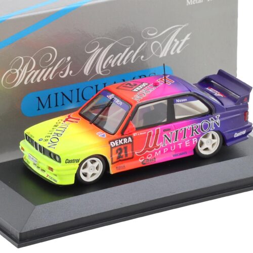 1:43 Minichamps BMW M3 E30 DTM 1992 Unitron Nissen #21