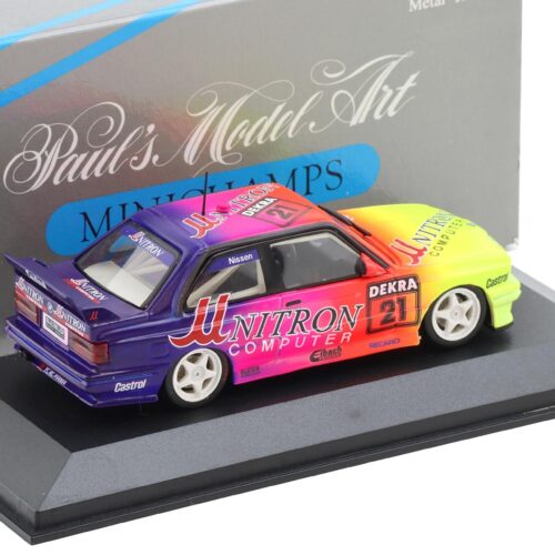 1:43 Minichamps BMW M3 E30 DTM 1992 Unitron Nissen #21