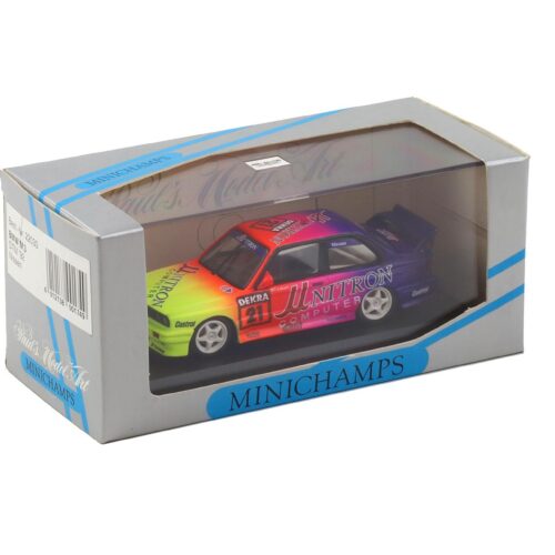 1:43 Minichamps BMW M3 E30 DTM 1992 Unitron Nissen #21