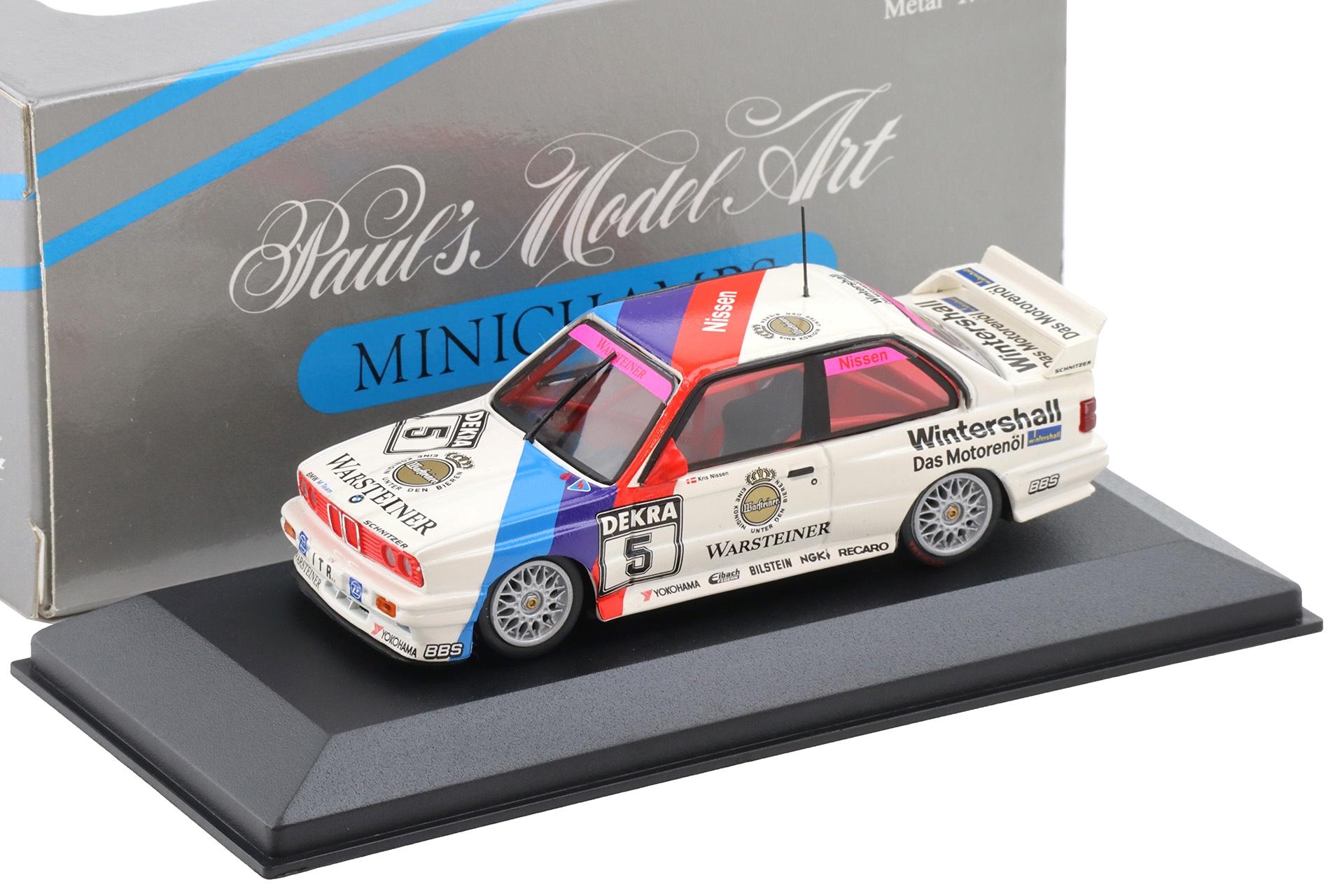 1:43 Minichamps BMW M3 E30 Sport Evo Team Schnitzer #5 Nissen