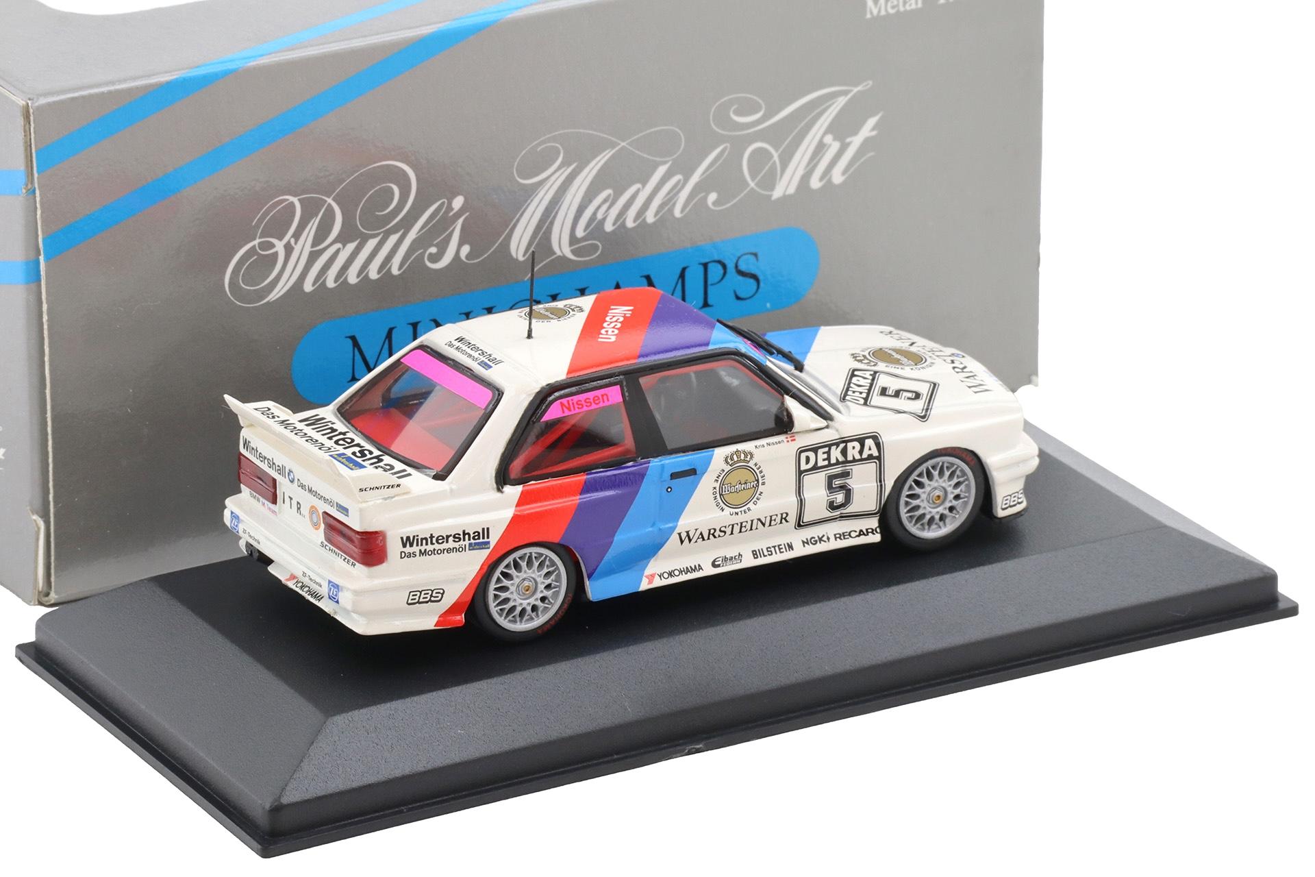 1:43 Minichamps BMW M3 E30 Sport Evo Team Schnitzer #5 Nissen