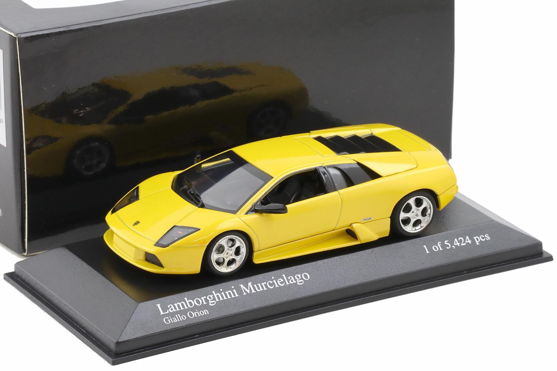 ID 112577 orig 1.jpg 1:43 Minichamps Lamborghini Murcielago 2004 Giallo Orion yellow metallic