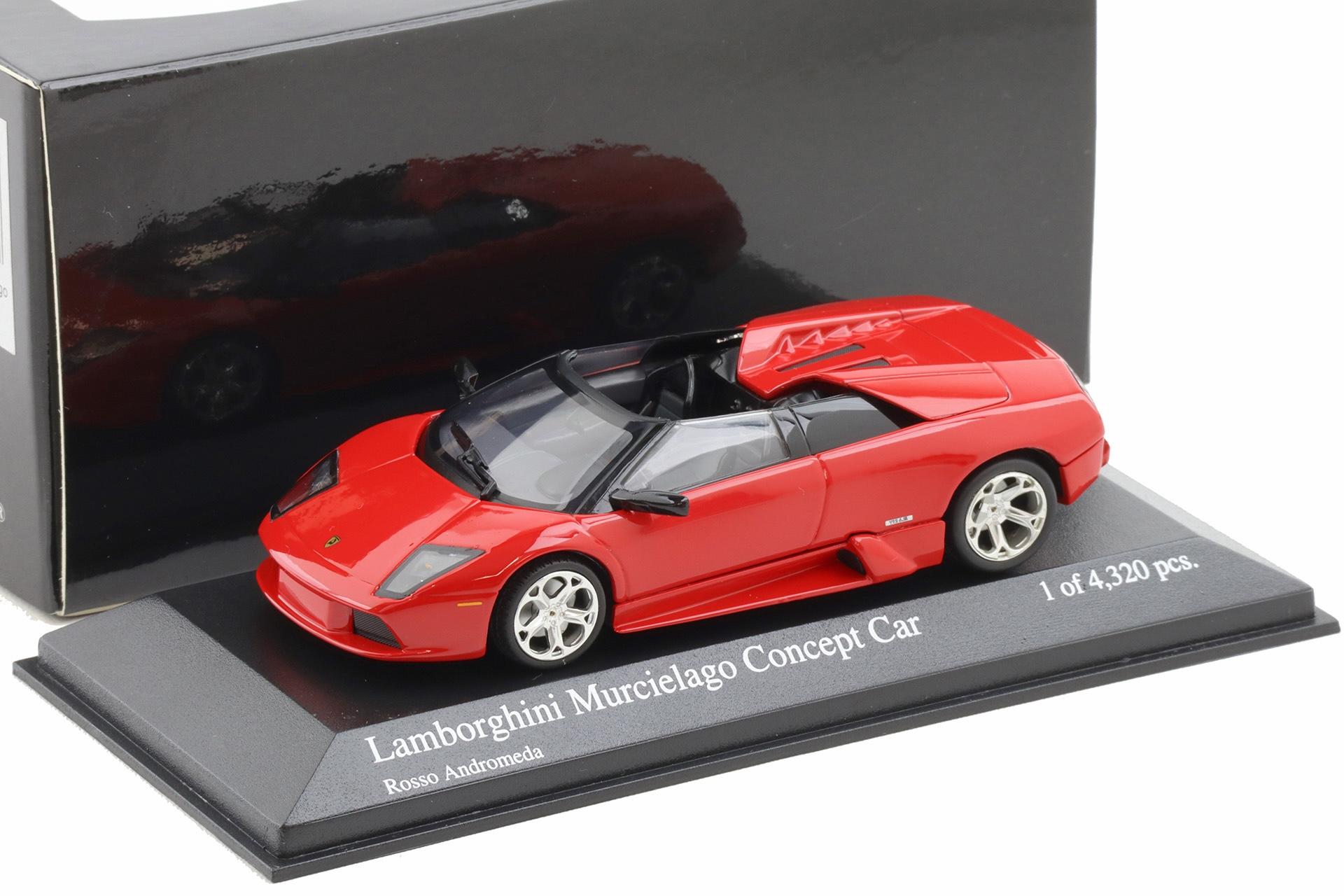 ID 112580 orig 1.jpg 1:43 Minichamps Lamborghini Murcielago Roadster Concept Car Rosso Andromeda