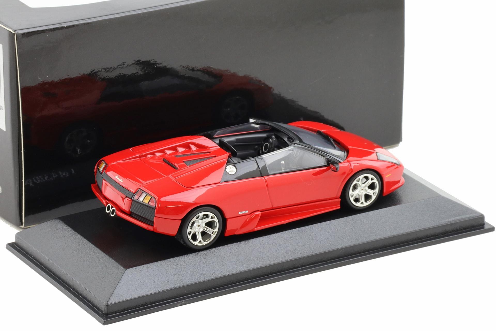 1:43 Minichamps Lamborghini Murcielago Roadster Concept Car Rosso Andromeda