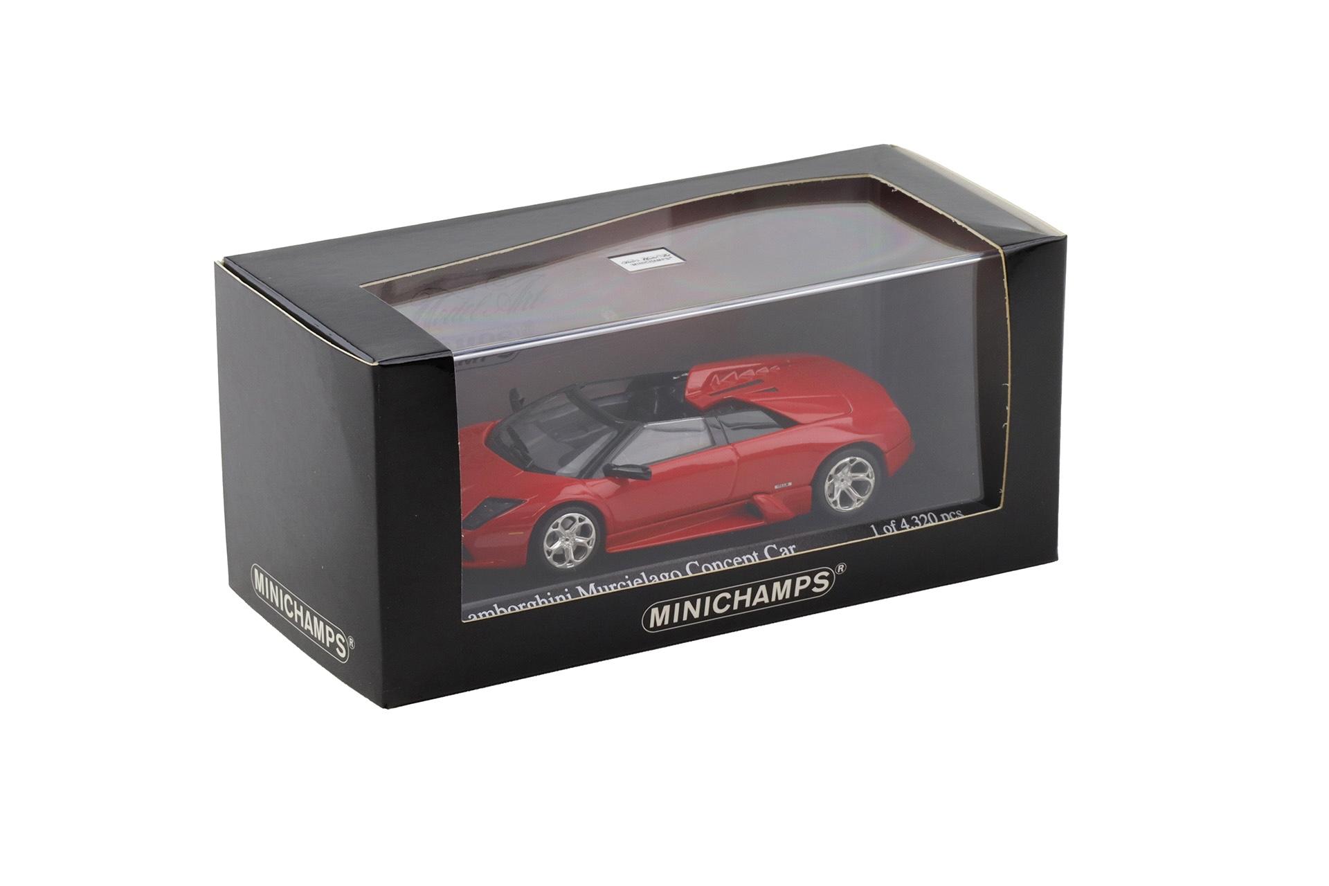 1:43 Minichamps Lamborghini Murcielago Roadster Concept Car Rosso Andromeda