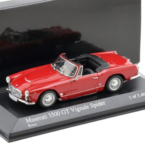 1:43 Minichamps Maserati 3500 GT Vignale Spider 1961 Rosso red